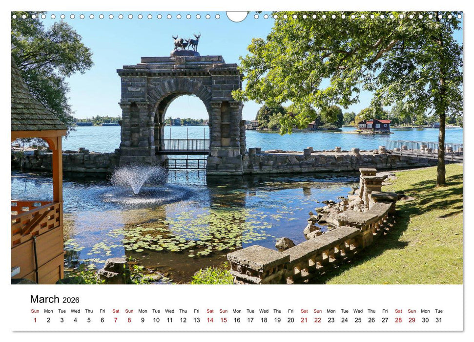 Boldt Castle Cruise Thousand Islands (CALVENDO Monthly Calendar 2026)