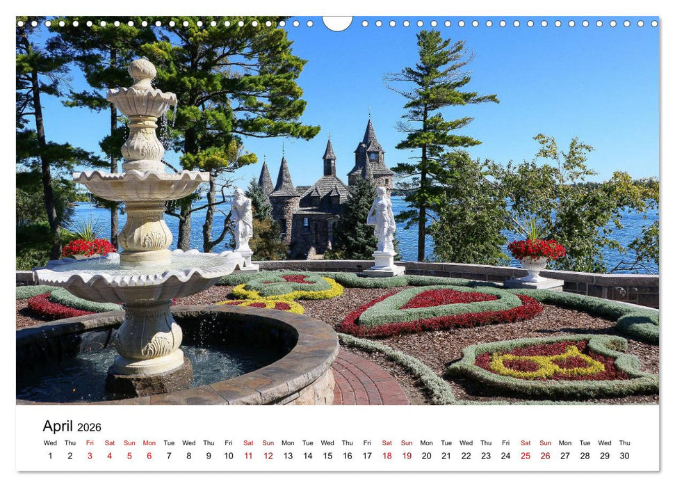 Boldt Castle Cruise Thousand Islands (CALVENDO Monthly Calendar 2026)
