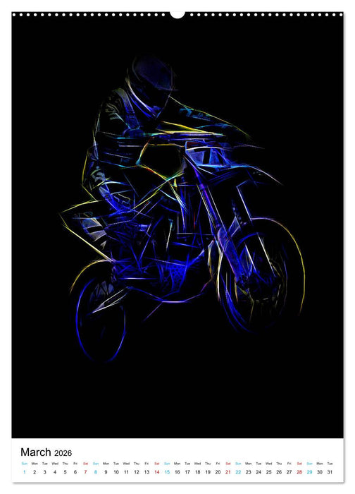 Electrifying Motorcross (CALVENDO Premium-Calendar 2026)