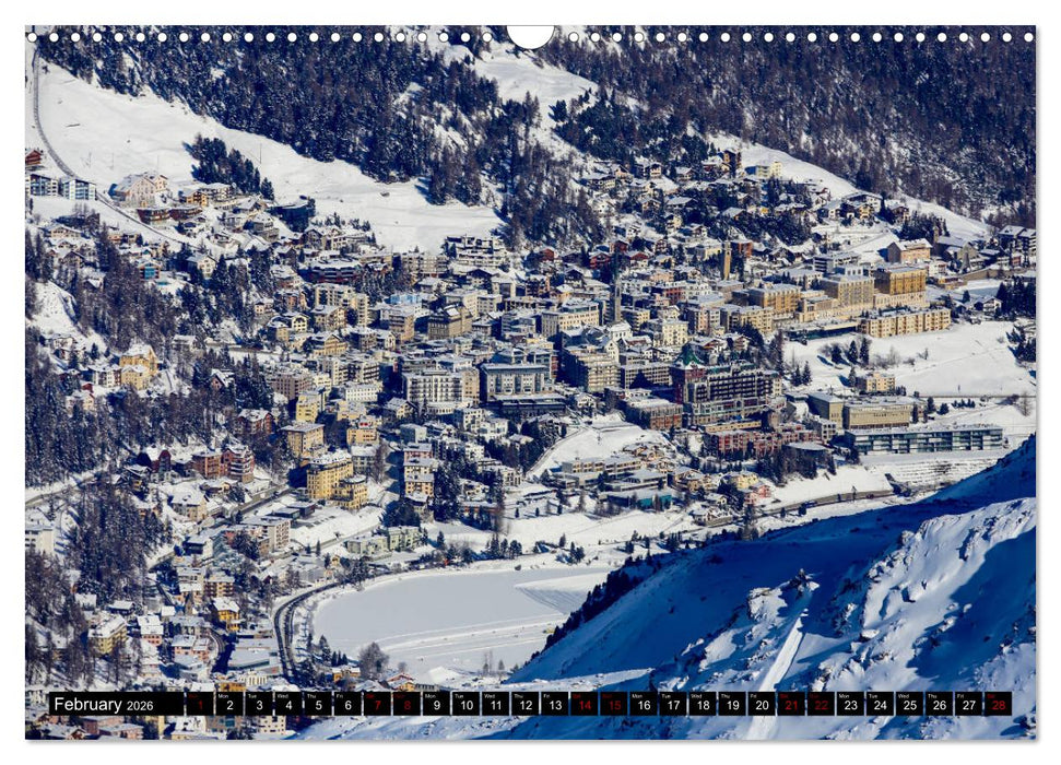 The Upper Engadine (CALVENDO Monthly Calendar 2026)