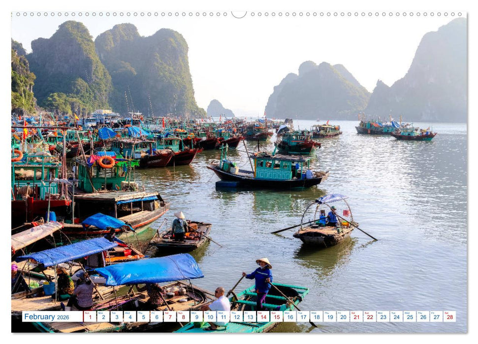 Asia's Pearl Vietnam (CALVENDO Premium-Calendar 2026)