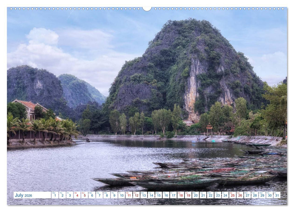 Asia's Pearl Vietnam (CALVENDO Premium-Calendar 2026)