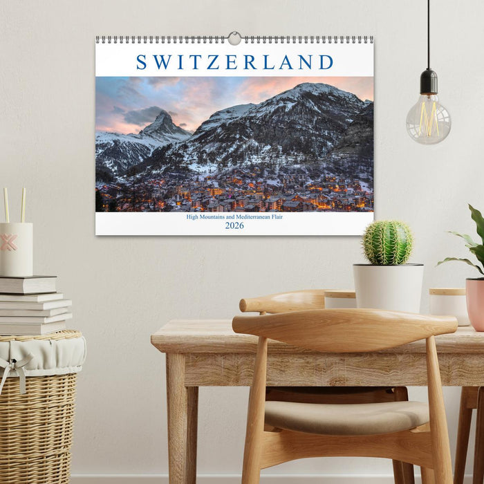 Switzerland (CALVENDO Monthly Calendar 2026)