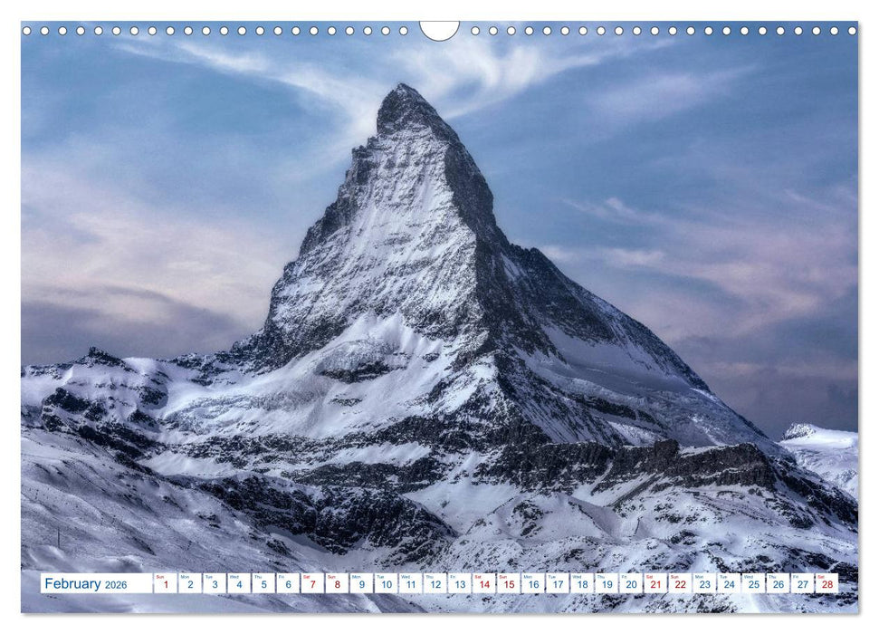 Switzerland (CALVENDO Monthly Calendar 2026)