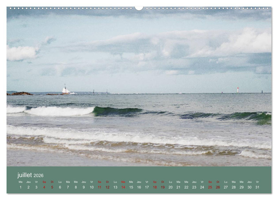 Sillonnez la plage (CALVENDO Calendrier supérieur 2026)