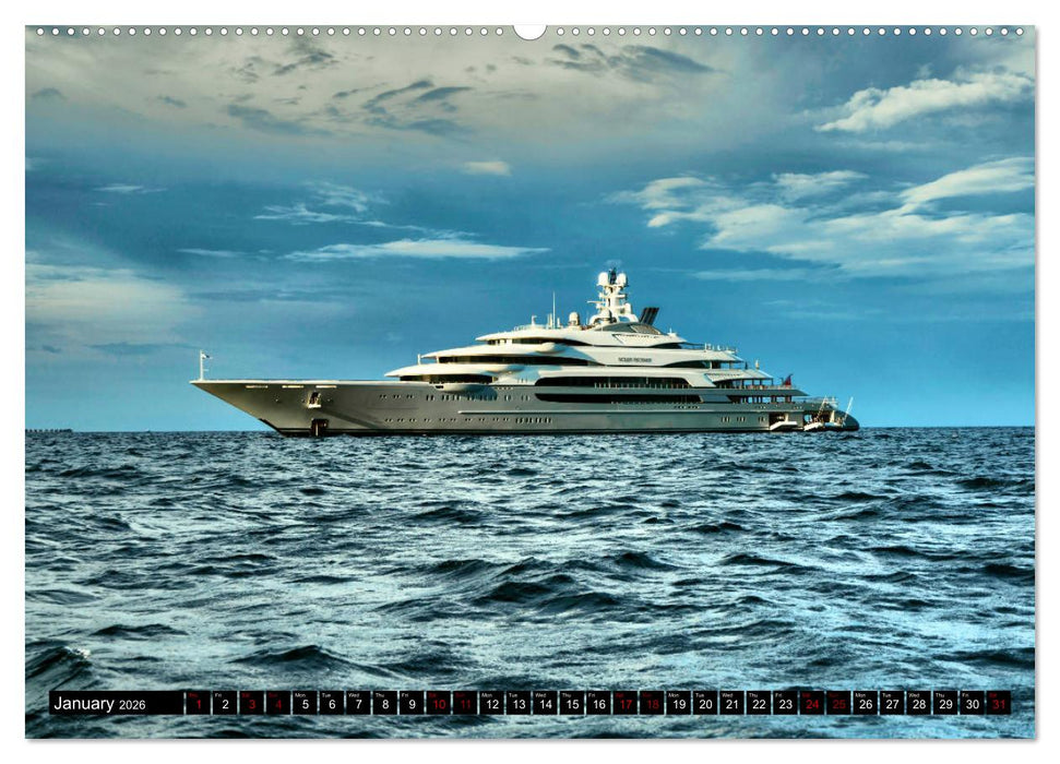 SUPERYACHTS (CALVENDO Premium-Calendar 2026)