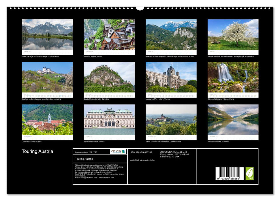 Touring Austria (CALVENDO Premium-Calendar 2026)