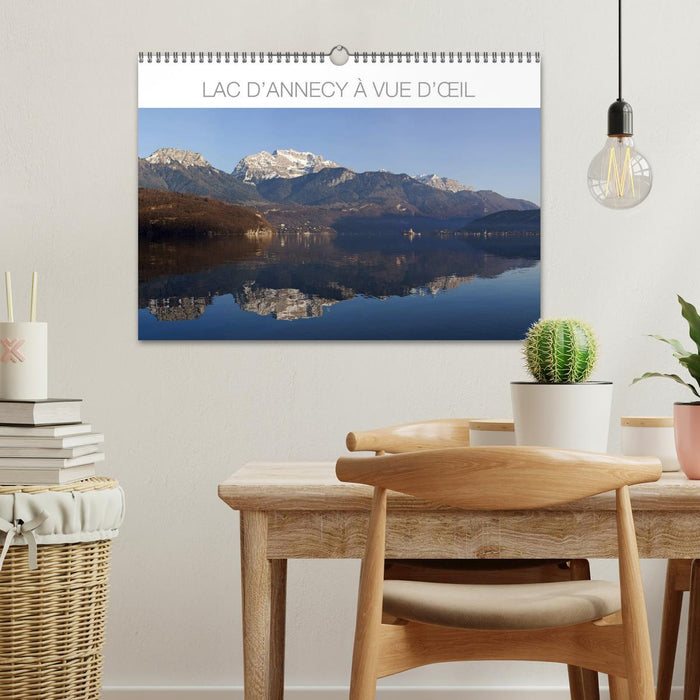 Lac d'Annecy à vue d'œil (CALVENDO Calendrier mensuel 2026)