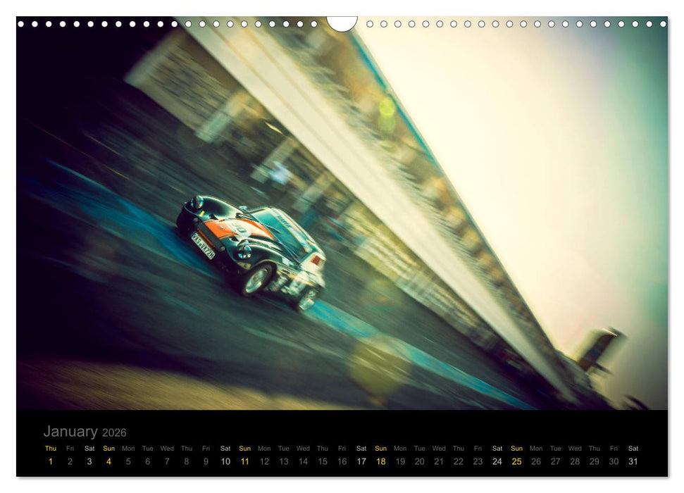 Classic TVR Racing (CALVENDO Monthly Calendar 2026)