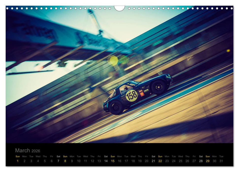 Classic TVR Racing (CALVENDO Monthly Calendar 2026)