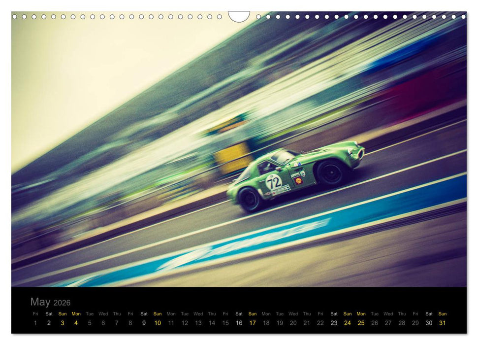 Classic TVR Racing (CALVENDO Monthly Calendar 2026)