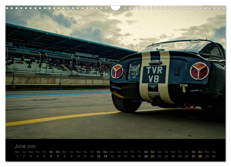 Classic TVR Racing (CALVENDO Monthly Calendar 2026)