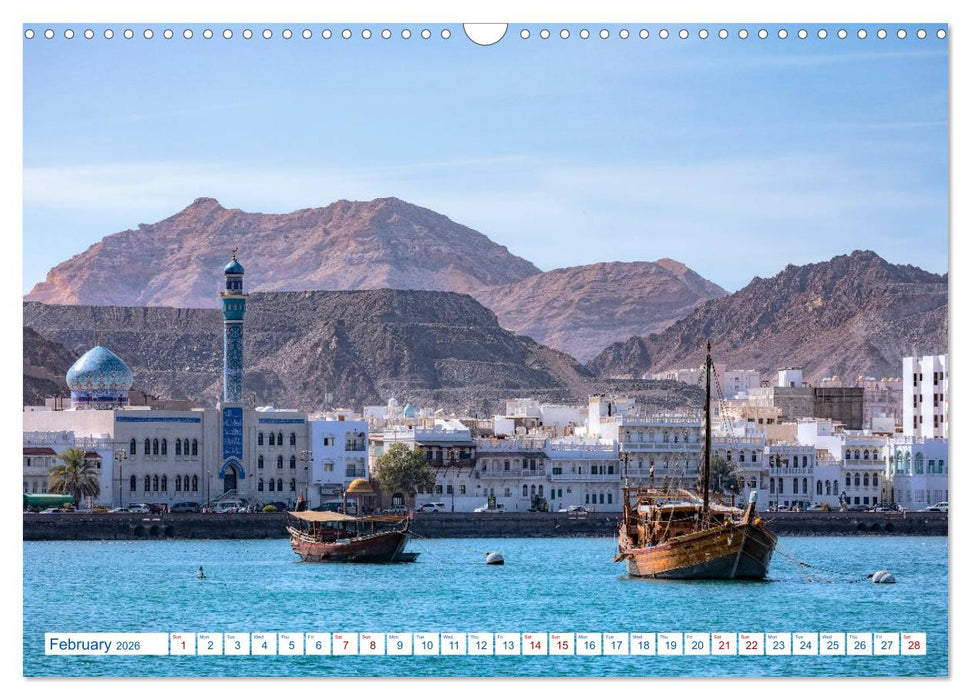 Oman (CALVENDO Monthly Calendar 2026)
