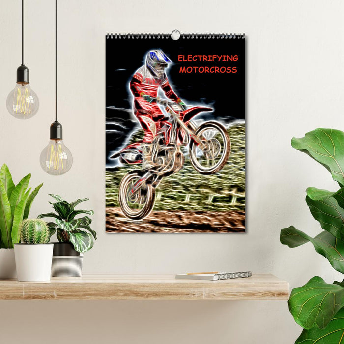 Electrifying Motorcross (CALVENDO Monthly Calendar 2026)