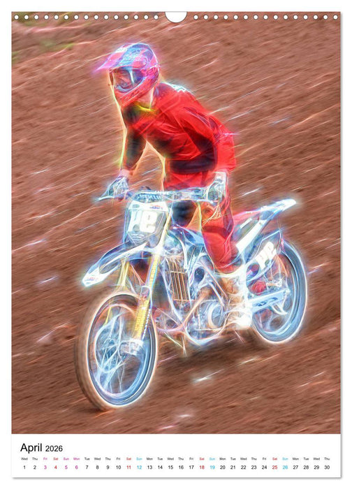 Electrifying Motorcross (CALVENDO Monthly Calendar 2026)