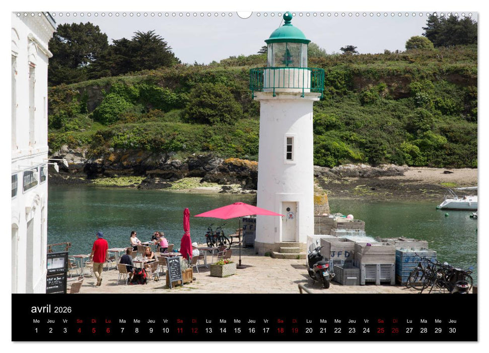 Belle-Île, la belle (CALVENDO Calendrier supérieur 2026)