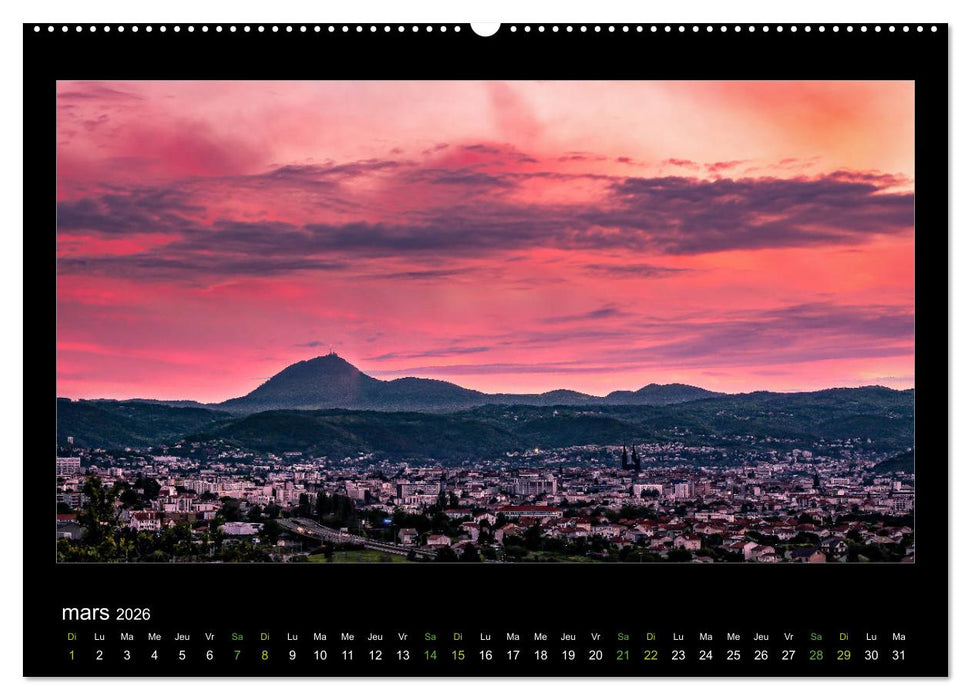 L'Auvergne est belle (CALVENDO Calendrier supérieur 2026)