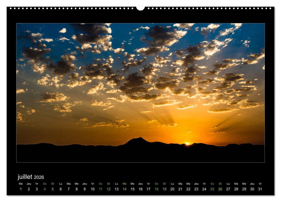 L'Auvergne est belle (CALVENDO Calendrier supérieur 2026)