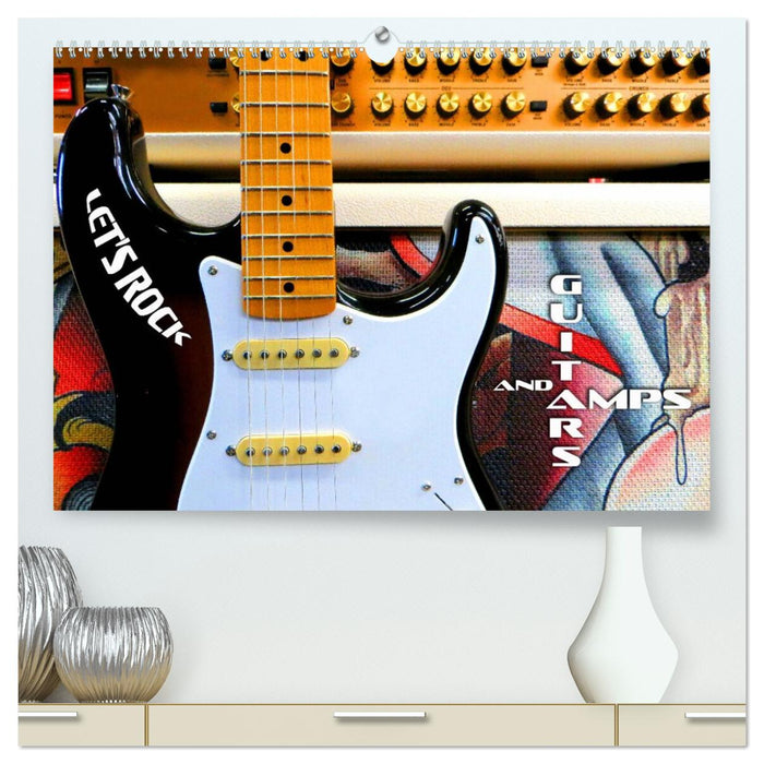 Guitars and Amps - Let's Rock (CALVENDO Premium-Calendar 2026)