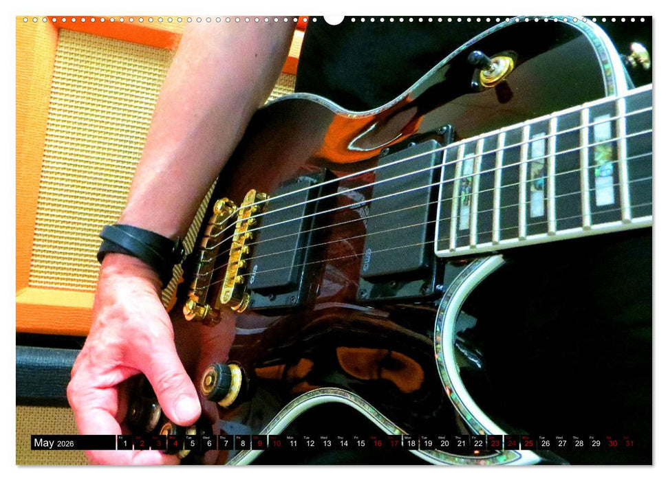 Guitars and Amps - Let's Rock (CALVENDO Premium-Calendar 2026)