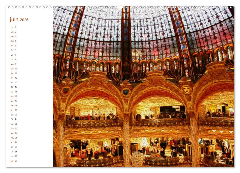 LES VITRAUX (CALVENDO Calendrier supérieur 2026)