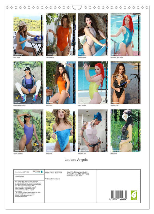 Leotard Angels (CALVENDO Monthly Calendar 2026)