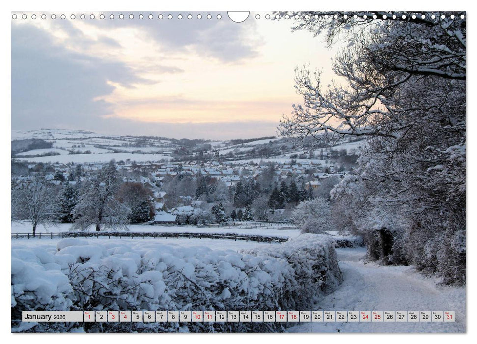Snow Scenes (CALVENDO Monthly Calendar 2026)