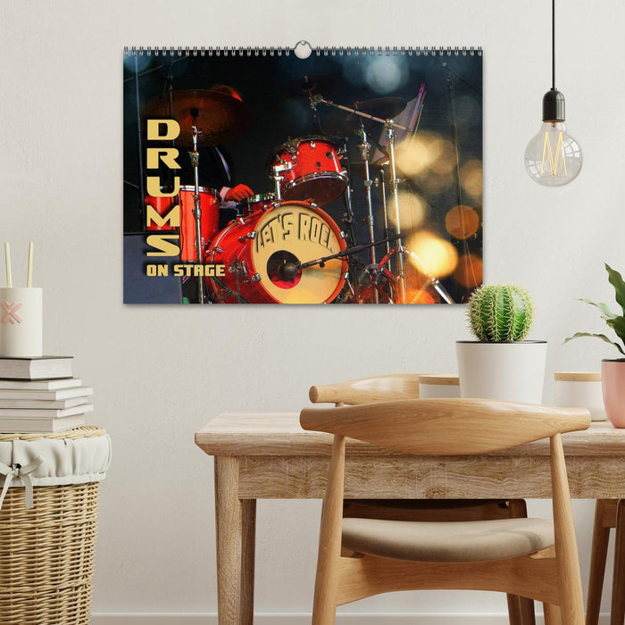 Drums On Stage - Let's Rock (CALVENDO Monthly Calendar 2026)