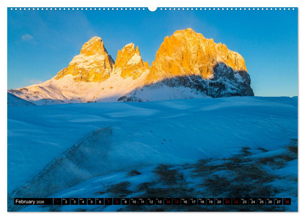 The Dolomites Mountains (CALVENDO Premium-Calendar 2026)