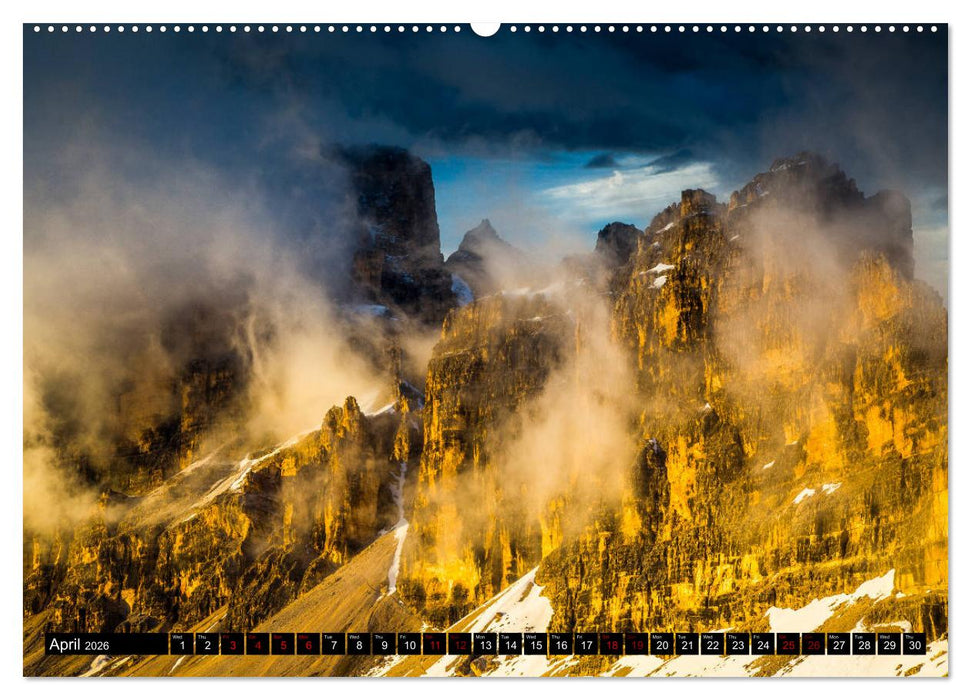 The Dolomites Mountains (CALVENDO Premium-Calendar 2026)