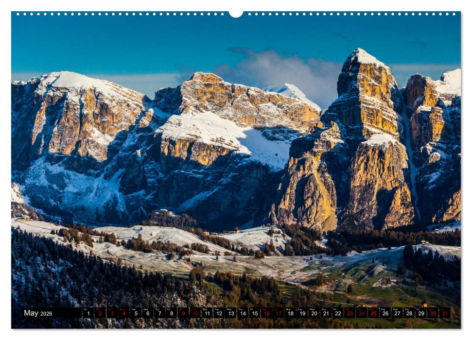 The Dolomites Mountains (CALVENDO Premium-Calendar 2026)