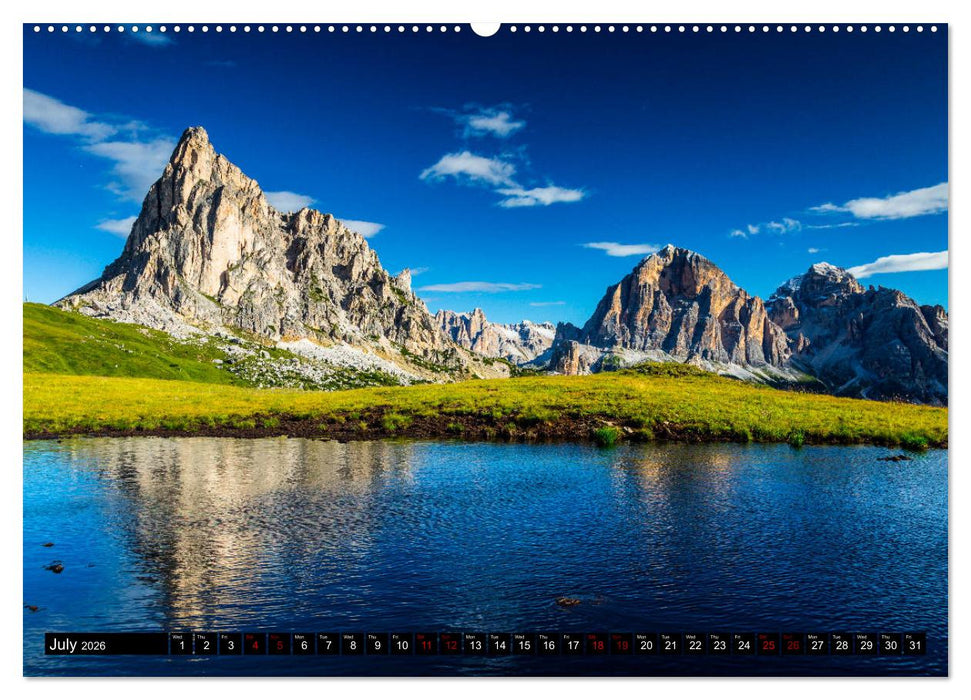 The Dolomites Mountains (CALVENDO Premium-Calendar 2026)