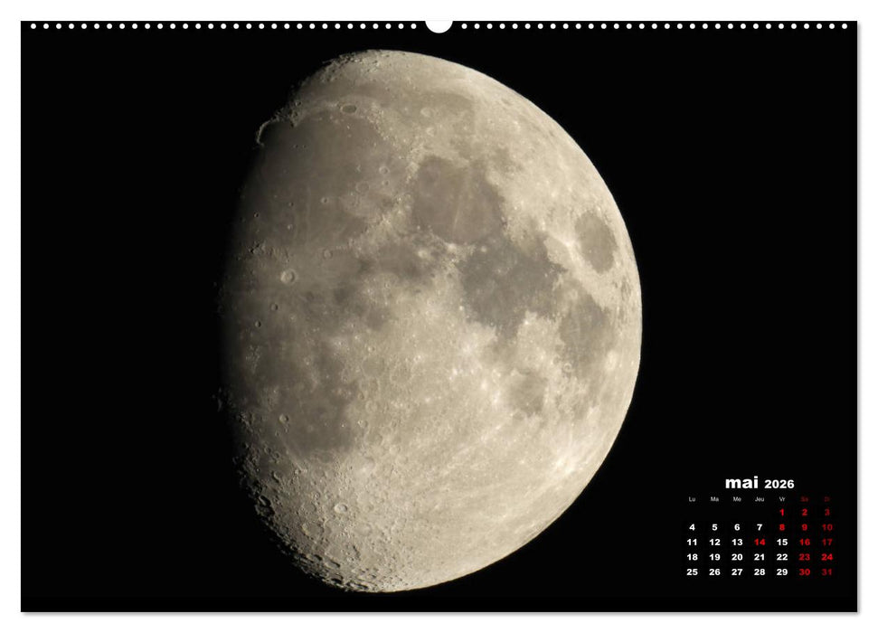 Phases de la lune (CALVENDO Calendrier supérieur 2026)