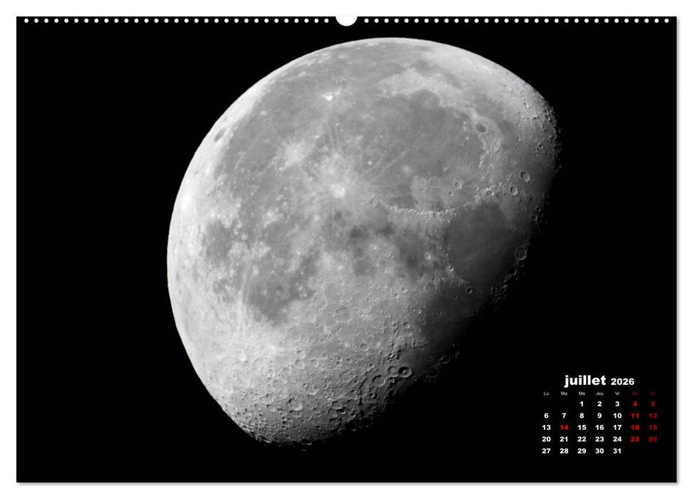 Phases de la lune (CALVENDO Calendrier supérieur 2026)