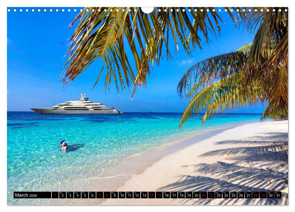 SUPERYACHTS (CALVENDO Monthly Calendar 2026)