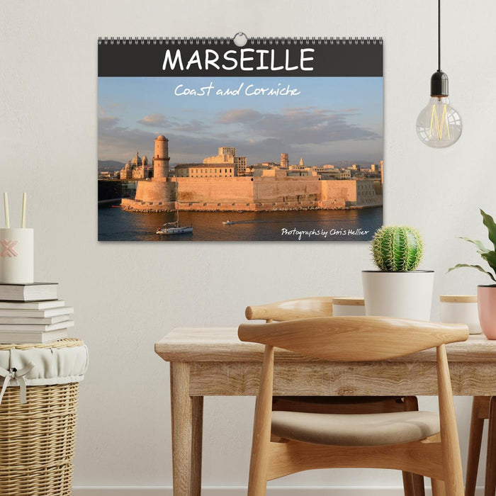 Marseille Coast and Corniche (CALVENDO Monthly Calendar 2026)