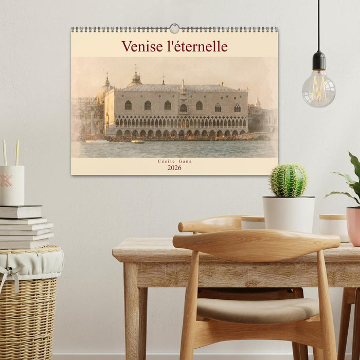 Venise l'éternelle (CALVENDO Calendrier mensuel 2026)