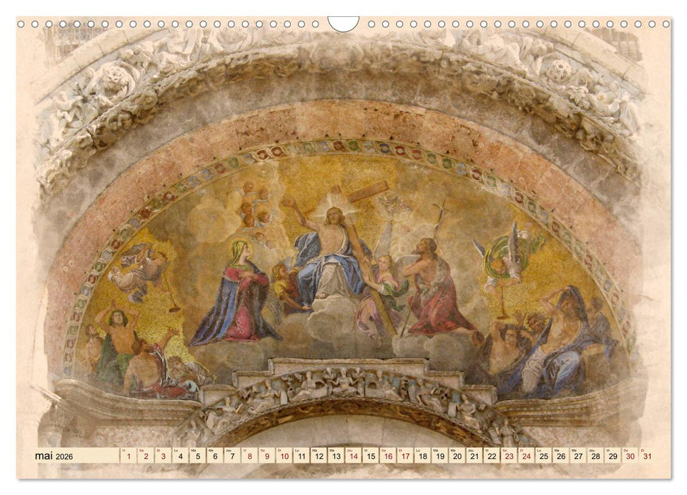 Venise l'éternelle (CALVENDO Calendrier mensuel 2026)