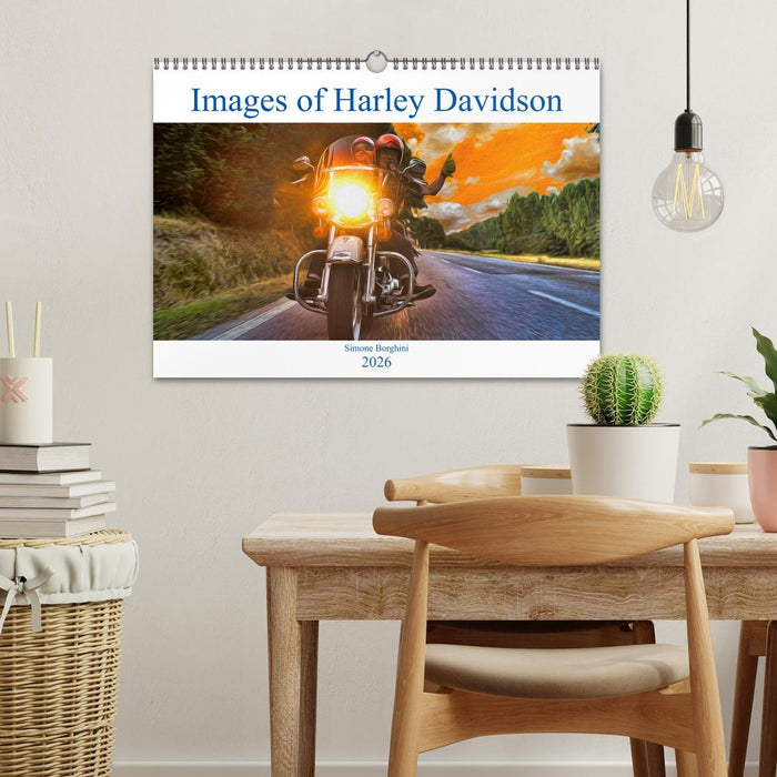 Images of Harley Davidson (CALVENDO Monthly Calendar 2026)