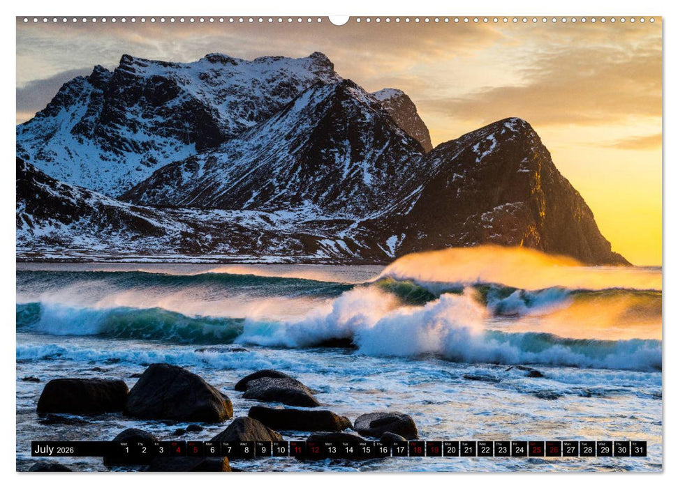 Lofoten. Nature Water Light (CALVENDO Premium-Calendar 2026)