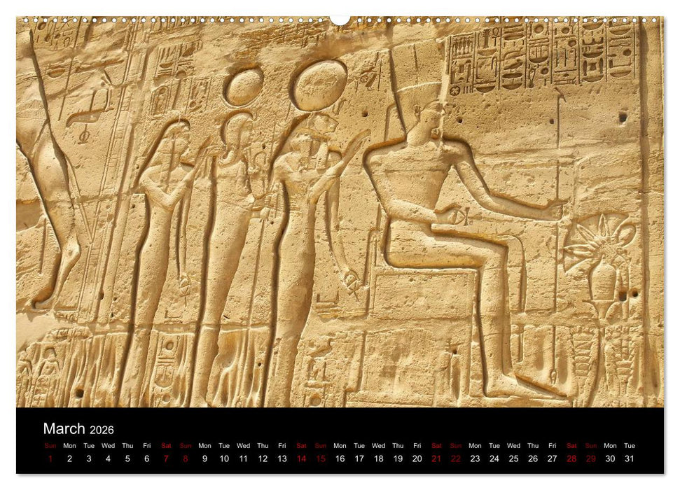 On the trail of the ancient Egypt (CALVENDO Premium-Calendar 2026)