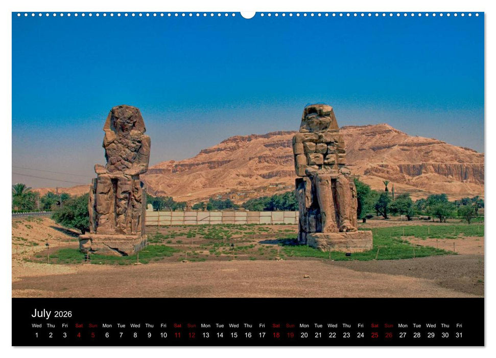 On the trail of the ancient Egypt (CALVENDO Premium-Calendar 2026)