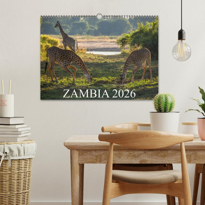 Zambia (CALVENDO Monthly Calendar 2026)