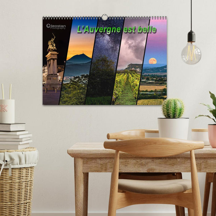 L'Auvergne est belle (CALVENDO Calendrier mensuel 2026)