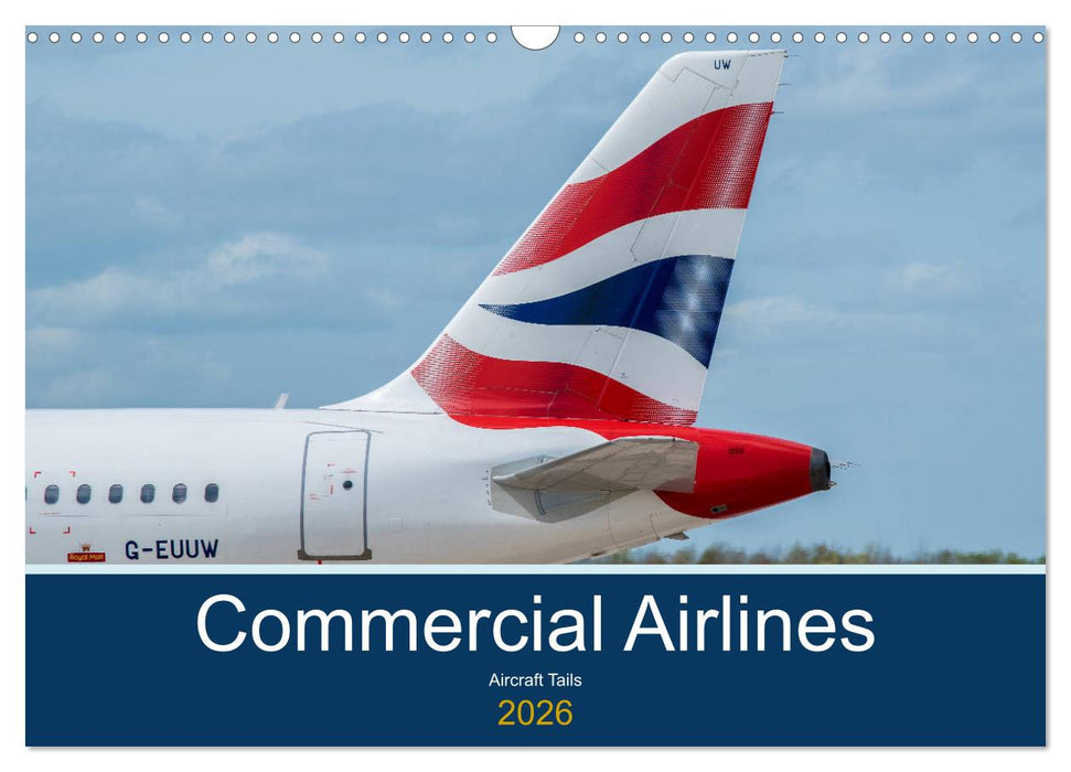 Commercial Airlines (CALVENDO Monthly Calendar 2026)