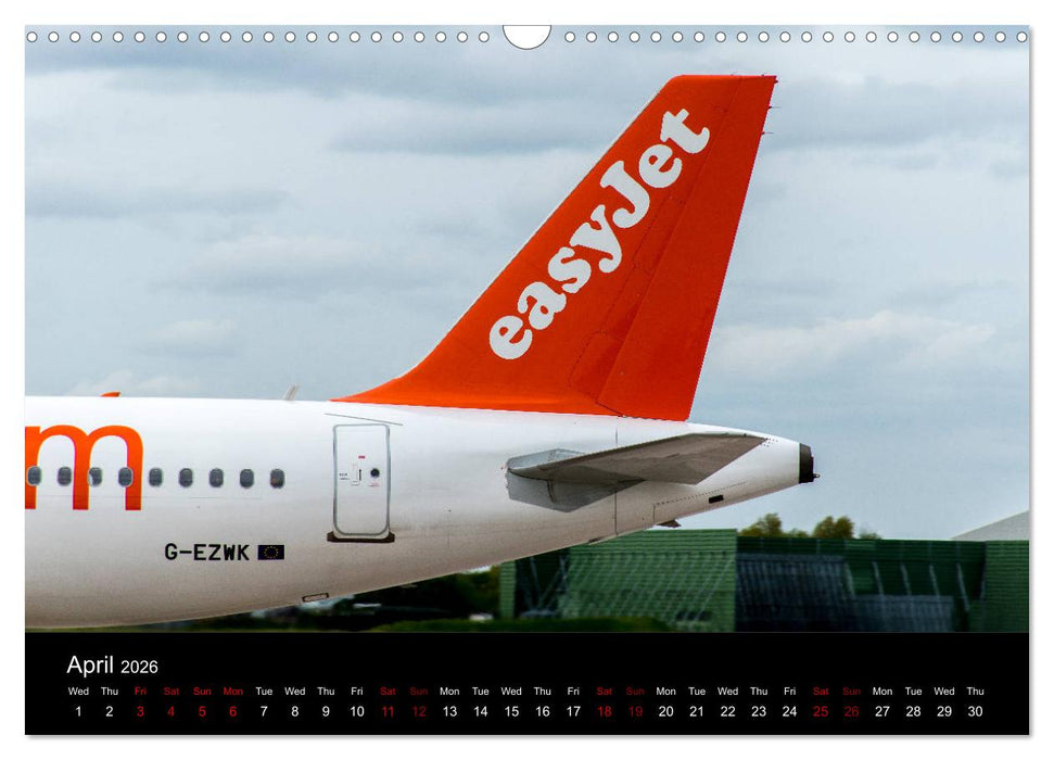 Commercial Airlines (CALVENDO Monthly Calendar 2026)