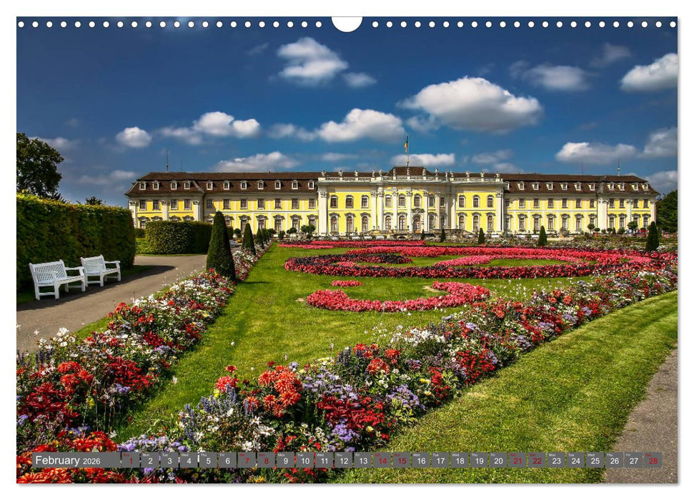 Castles from South Germany (CALVENDO Monthly Calendar 2026)