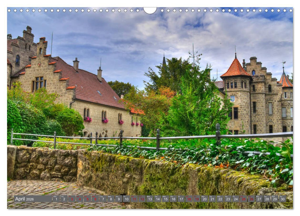 Castles from South Germany (CALVENDO Monthly Calendar 2026)