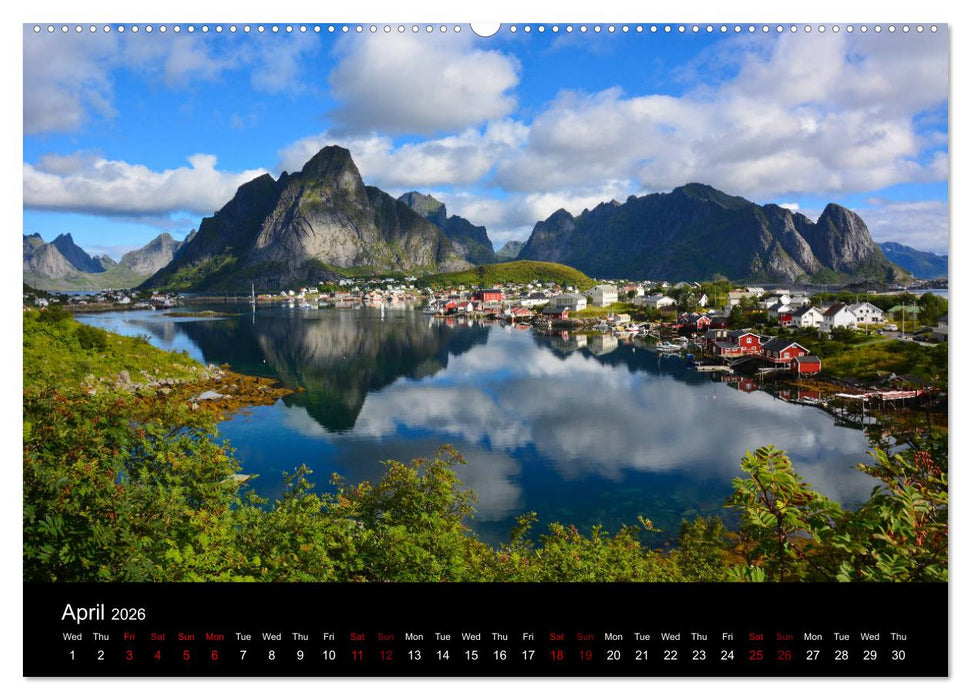 The magical Lofoten Islands (CALVENDO Premium-Calendar 2026)