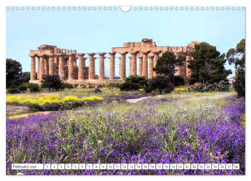 Sicily The Different Italy (CALVENDO Monthly Calendar 2026)